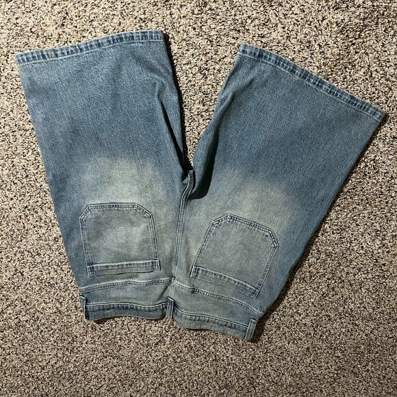 Light Blue Denim Shorts - Picture 2 of 2